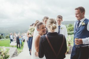 Sunshine Coast wedding coordinator Jacqueline from Wild Heart Weddings on the job with a bride - Q&A with bridal blog The Bride's Tree