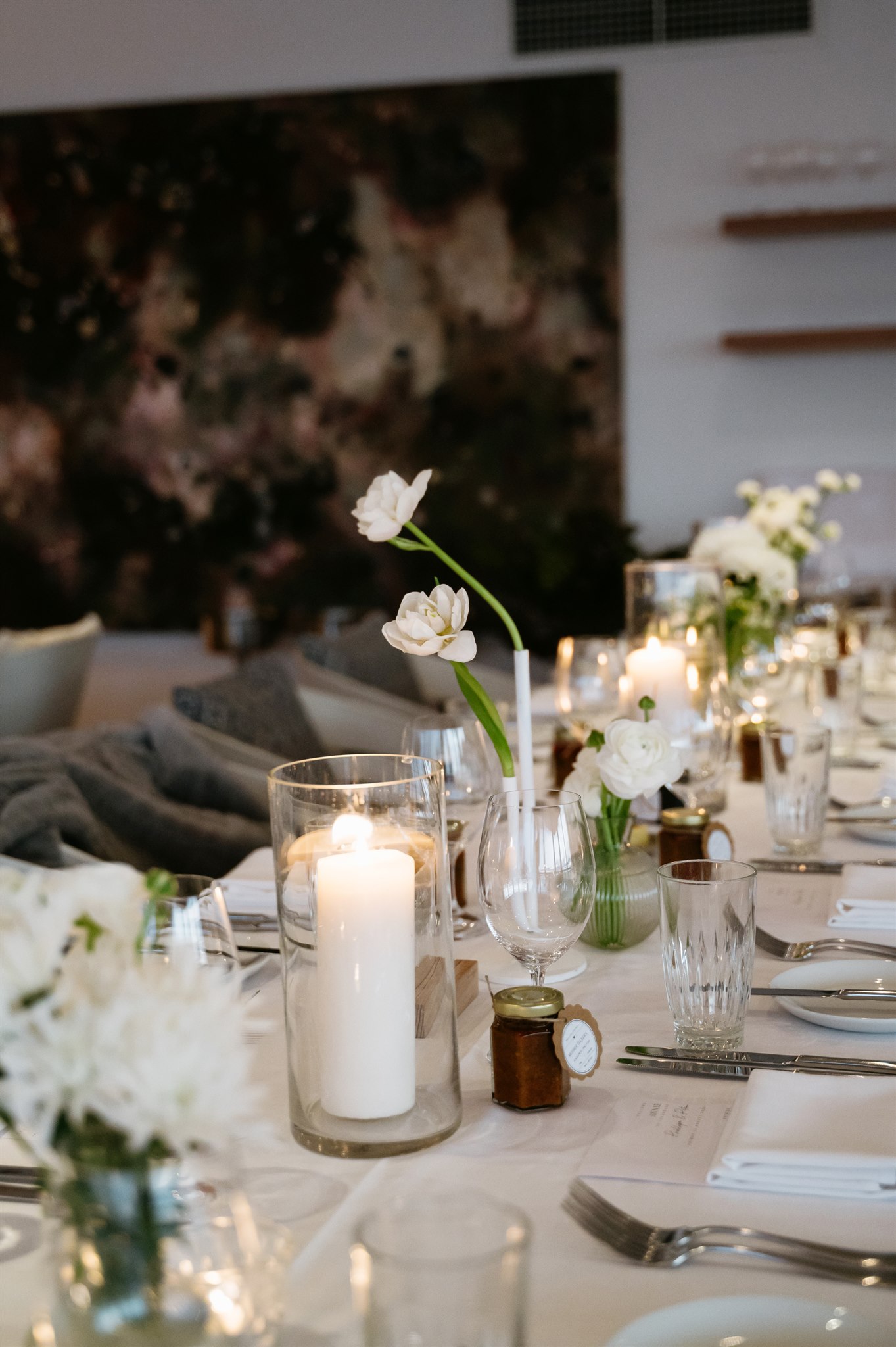 Table setting at Noosa wedding venue Rickys 