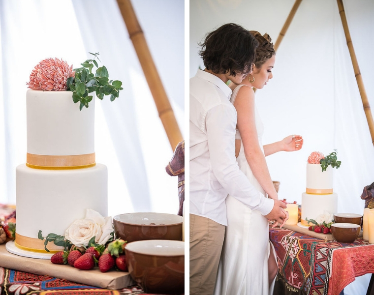 Maleny wedding _ wedding cake