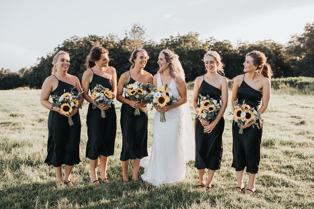 Beerwah Farm Wedding Sunflower wedding flowers