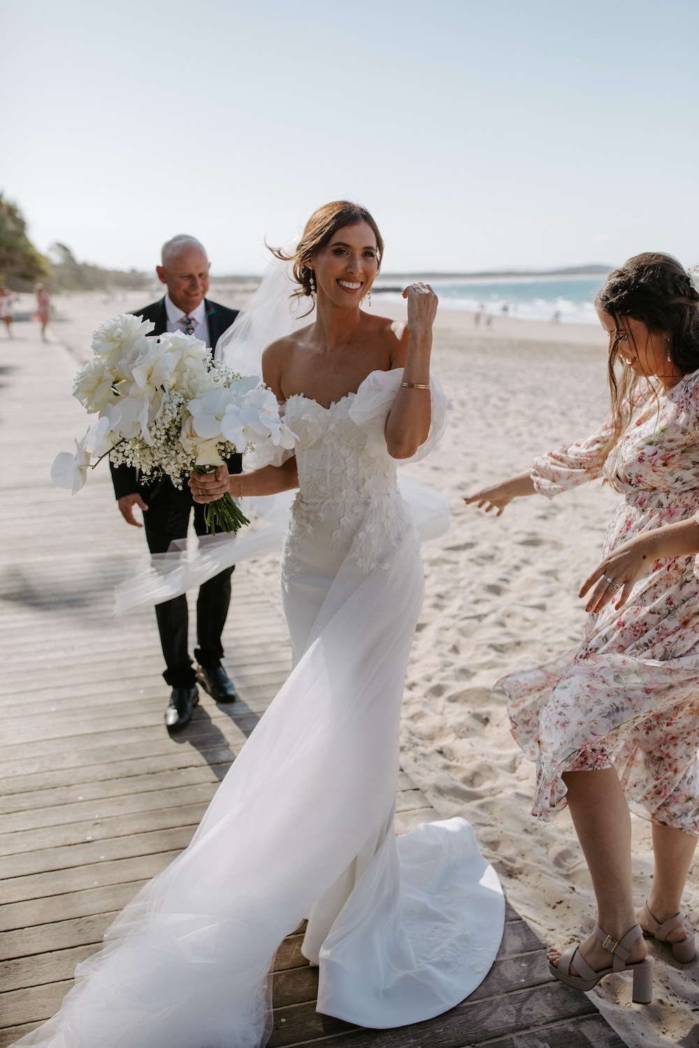 Noosa beach wedding Noosa restaurant day Noosa Heads wedding