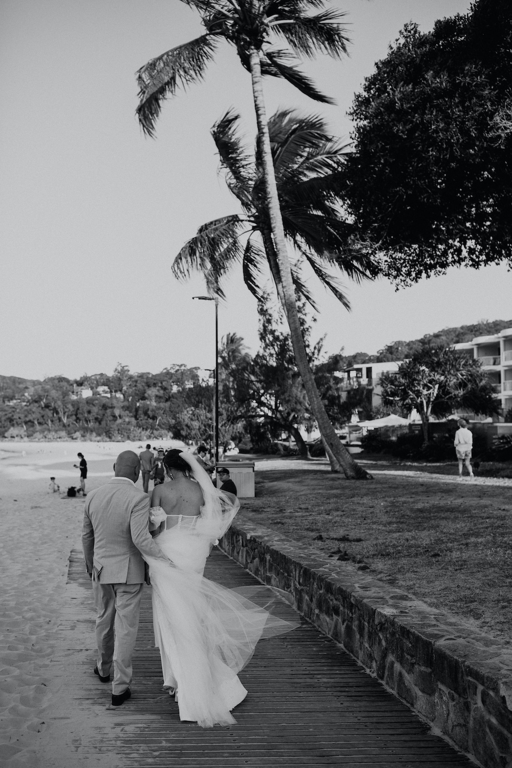 Noosa beach wedding Noosa restaurant day Noosa Heads wedding