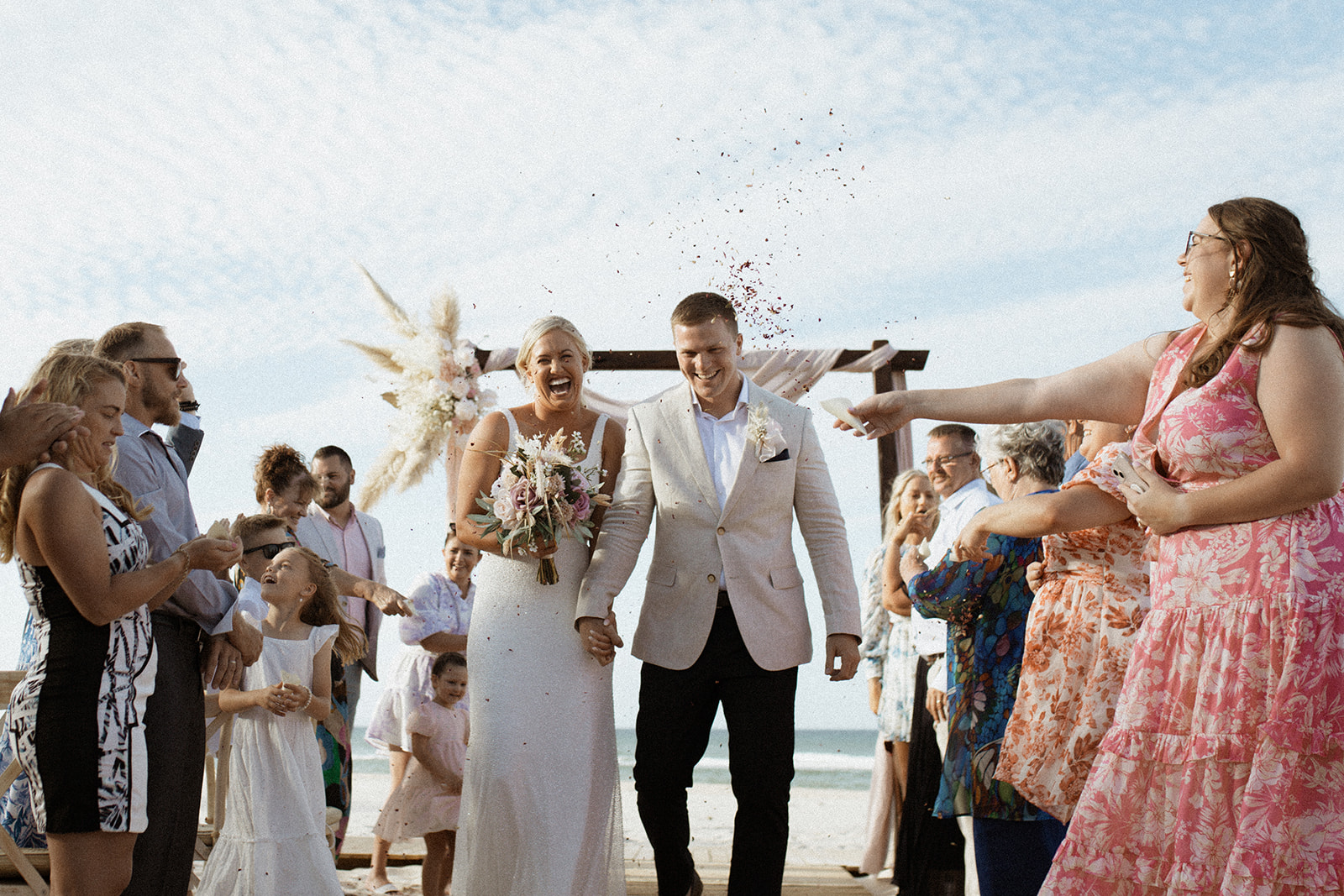 Beach tipi wedding _ Stradbroke Island wedding _ Elk and Fir