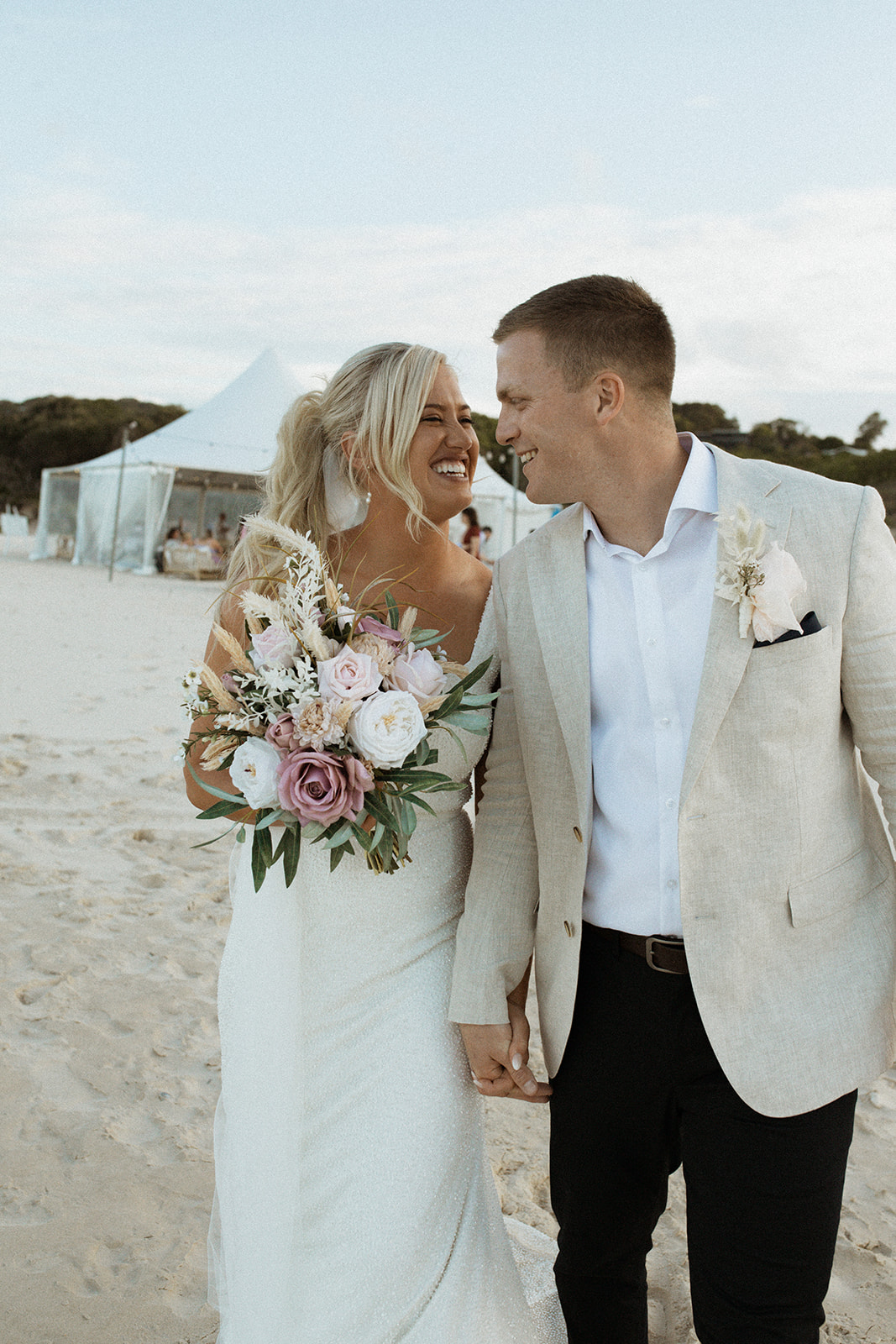 Beach tipi wedding _ Stradbroke Island wedding _ Elk and Fir