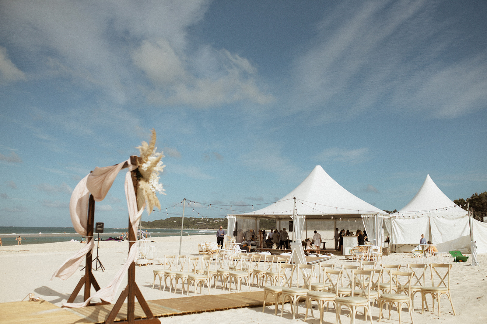 Beach tipi wedding _ Stradbroke Island wedding _ Elk and Fir