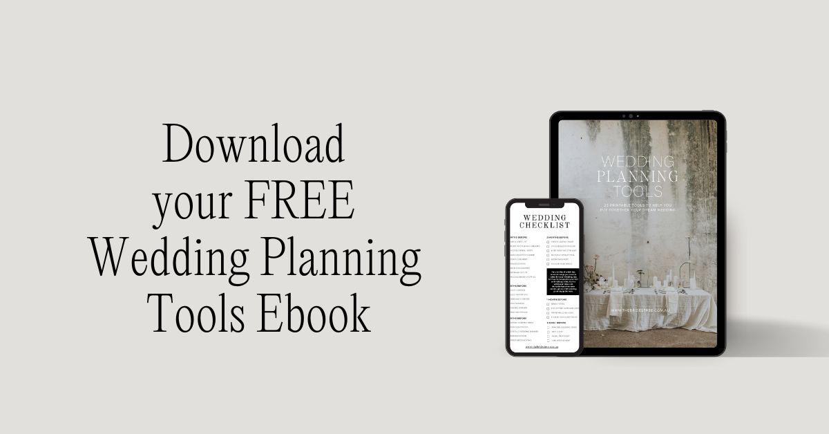 Download your free wedding planning tools ebook