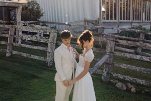 bride and groom at Yandina Station country style wedding venue sunshine coast